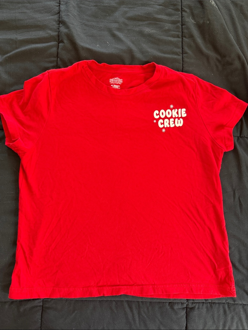 Wondershop Red Cookie Crew Short Sleeve Tee